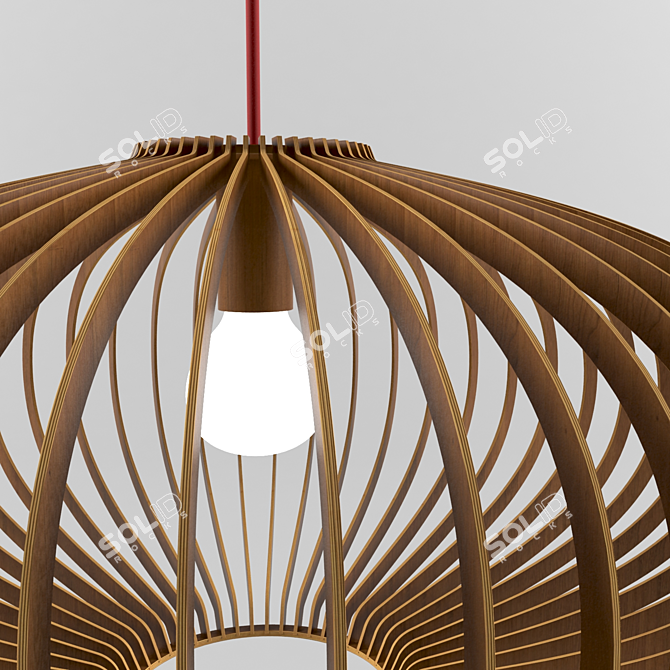 Nordic UFO Pendant Light 3D model image 2