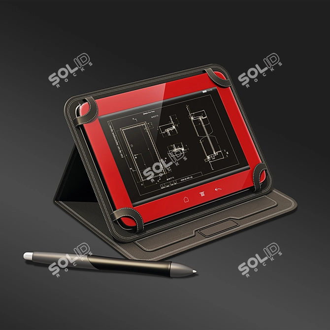 Iconic 3D Max Tablet 3D model image 1