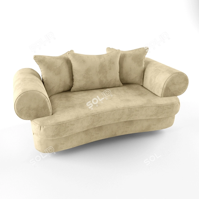 Title: Custom-made Photo Replica Sofa 3D model image 2