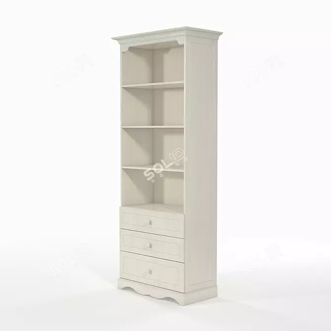 Title: Elli Collection Rack - Space-Saving and Versatile 3D model image 3