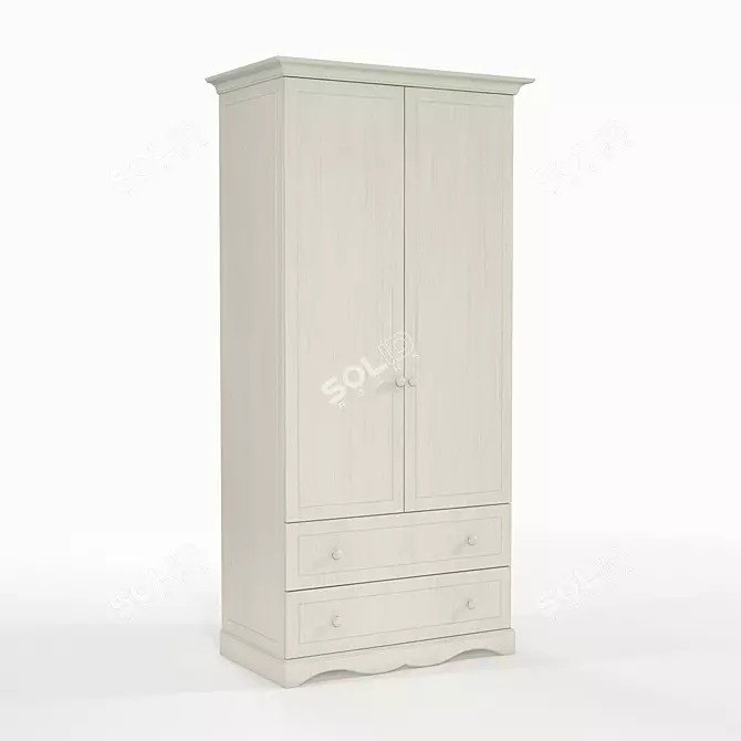 Title: Minimalist OM Ellie Cabinet 3D model image 1