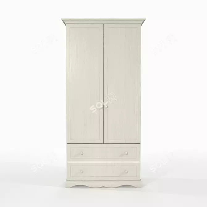 Title: Minimalist OM Ellie Cabinet 3D model image 2