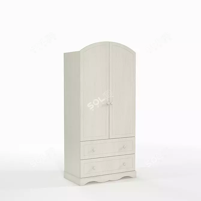 Title: Elegant OM Wardrobe - Ellie SHS-10 3D model image 1