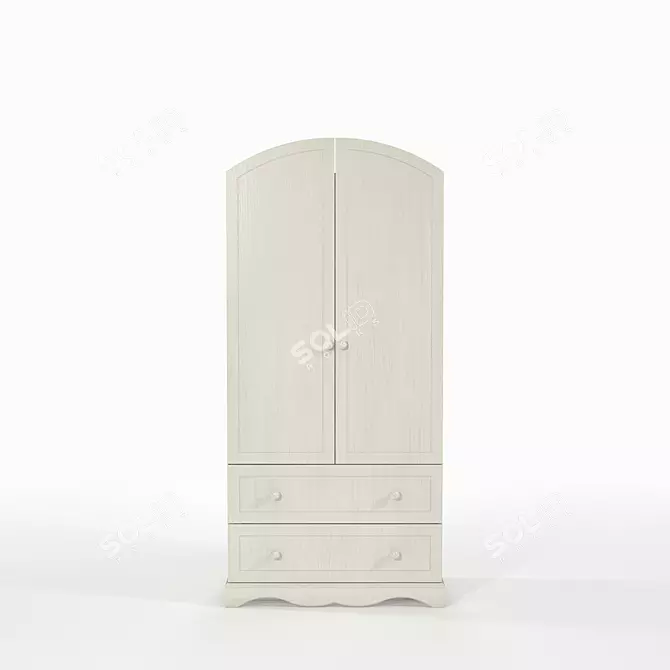 Title: Elegant OM Wardrobe - Ellie SHS-10 3D model image 2