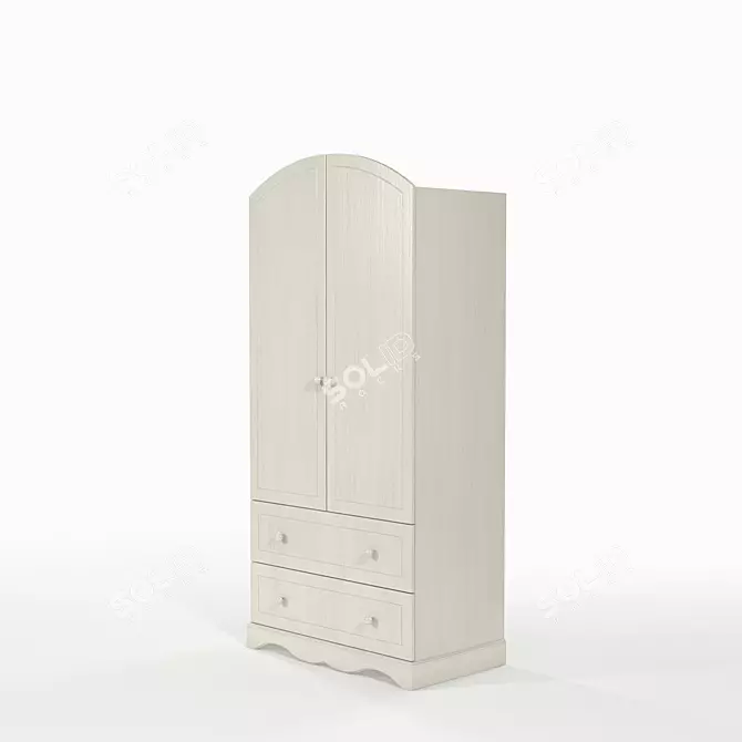 Title: Elegant OM Wardrobe - Ellie SHS-10 3D model image 3