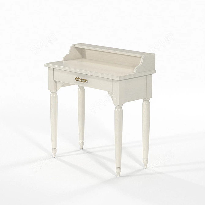 OM Elegant Makeup Table 3D model image 3