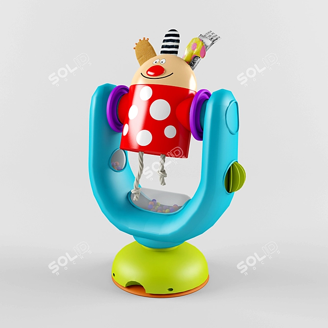 Whirling Kooky Clown - TAF Toys 3D model image 1