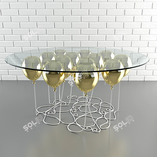 Spherical Coffee Table 3D model image 1