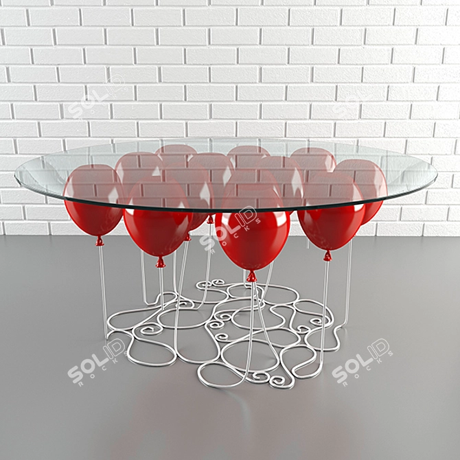 Spherical Coffee Table 3D model image 3