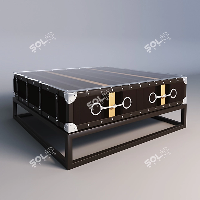 Elegant Astoria Coffee Table 3D model image 1