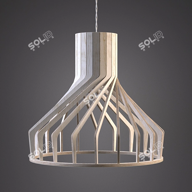 Elegant Vega Fat Lamp 3D model image 1