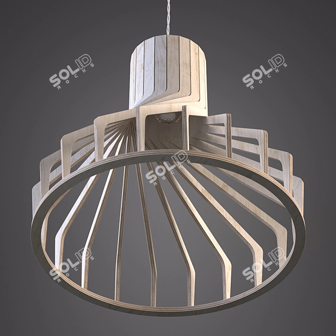 Elegant Vega Fat Lamp 3D model image 2