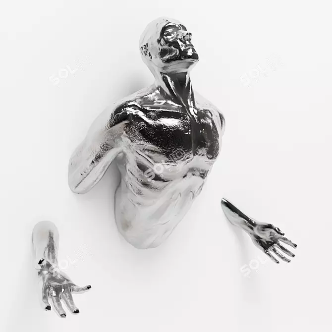 Ethereal Fusion: Matteo Pugliese Sculpture 3D model image 1