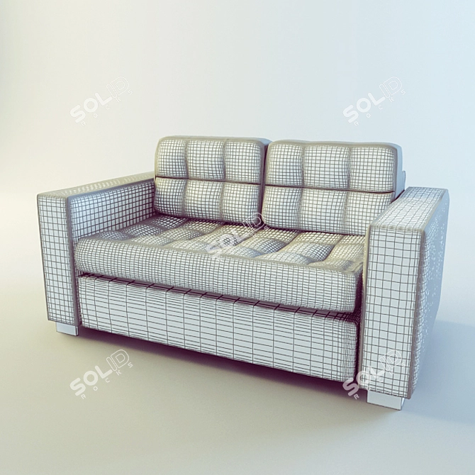 Convertible Sofa Bed, 2 Seater Klagstorp/Lennes 3D model image 2