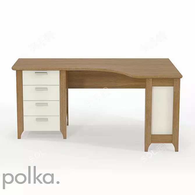Elegant Martin Table 3D model image 2