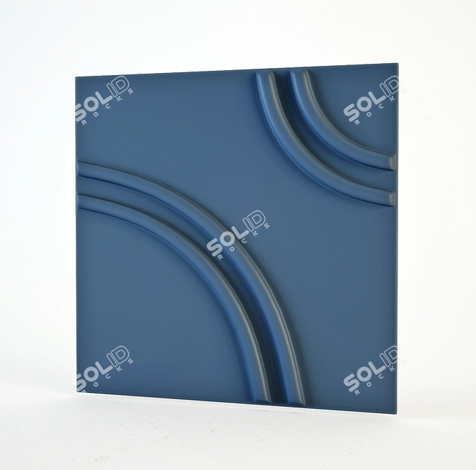 Elevate Your Space with 3D Panels 3D model image 2