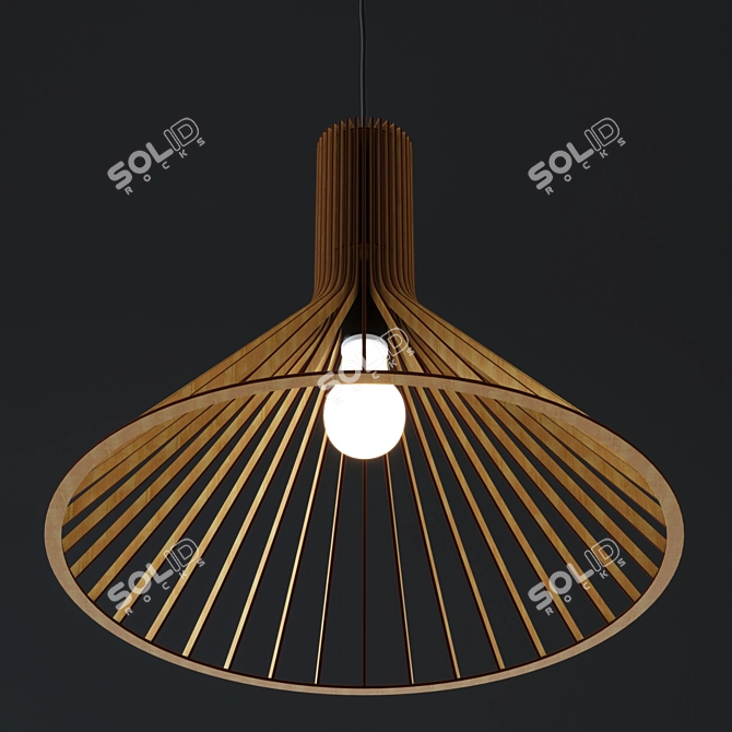 Suzanne Vintage Pendant Light 3D model image 2