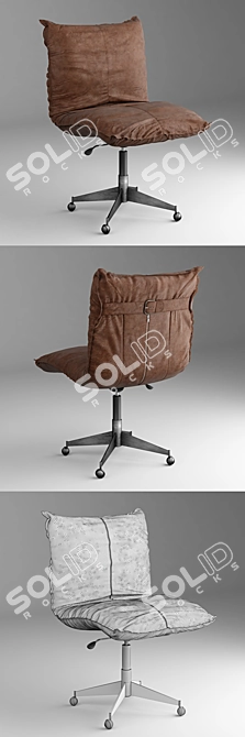 Restoration Hardware Desk Chair 3D model image 2