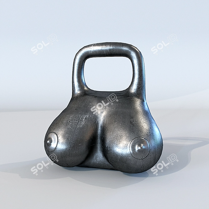 Ultimate Sports Kettlebell 3D model image 2