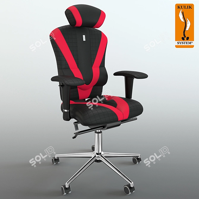 Victory Kulik Armchair: Sleek Design 3D model image 1