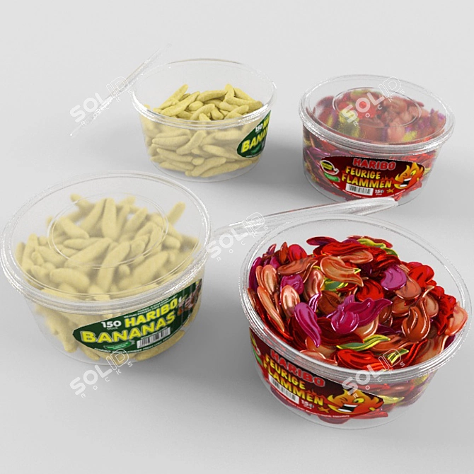 Sweet Banana Bliss Marmalade 3D model image 3