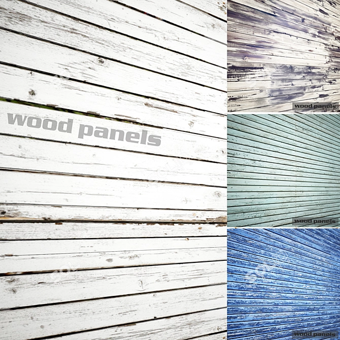 Wooden Wall Panels: Versatile and Stylish 3D model image 1