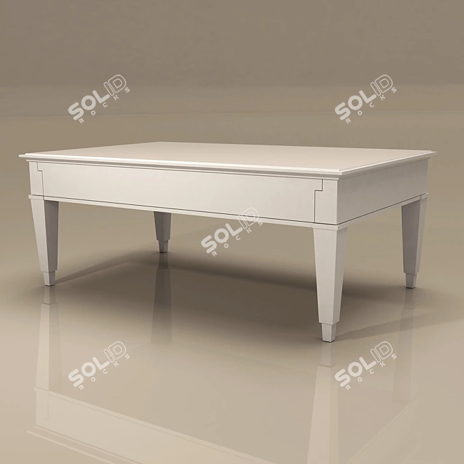 Modern Classic Coffee Table 3D model image 1