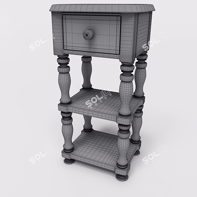 Midnight Dreams Nightstand 3D model image 2