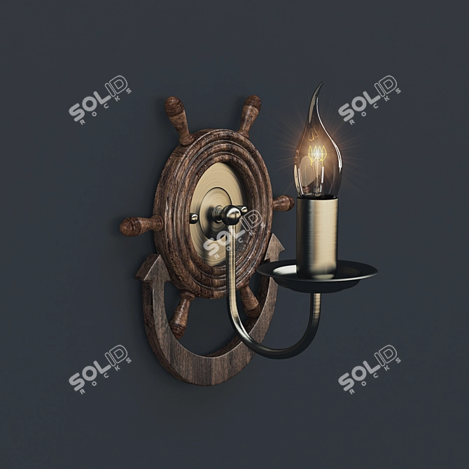 Maytoni Frigate Elegant Ceiling Light 3D model image 1