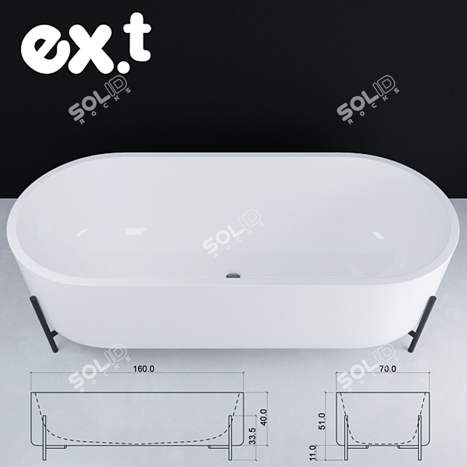 Stand Collection: Design Bath 3D model image 1