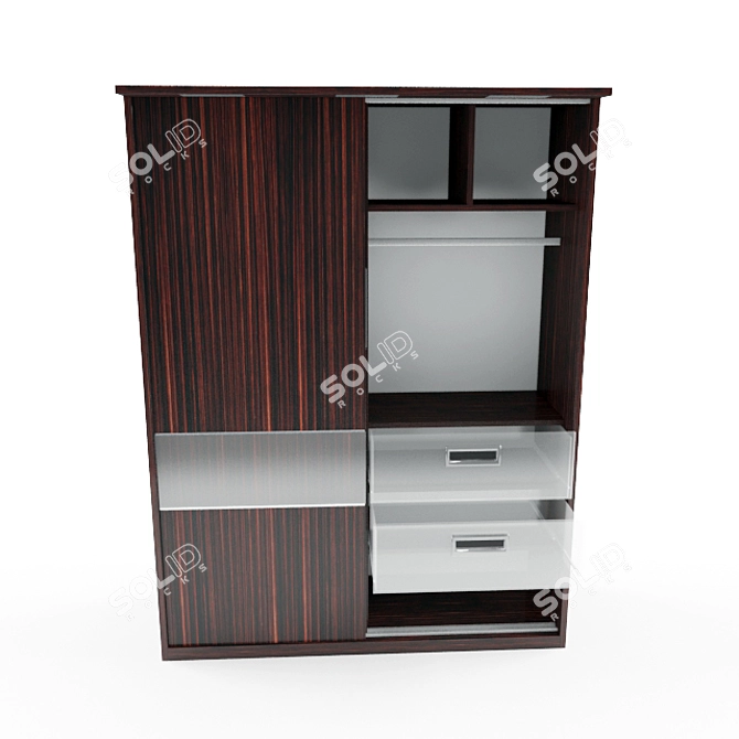 Modern Storage Cabinet 3D model image 1