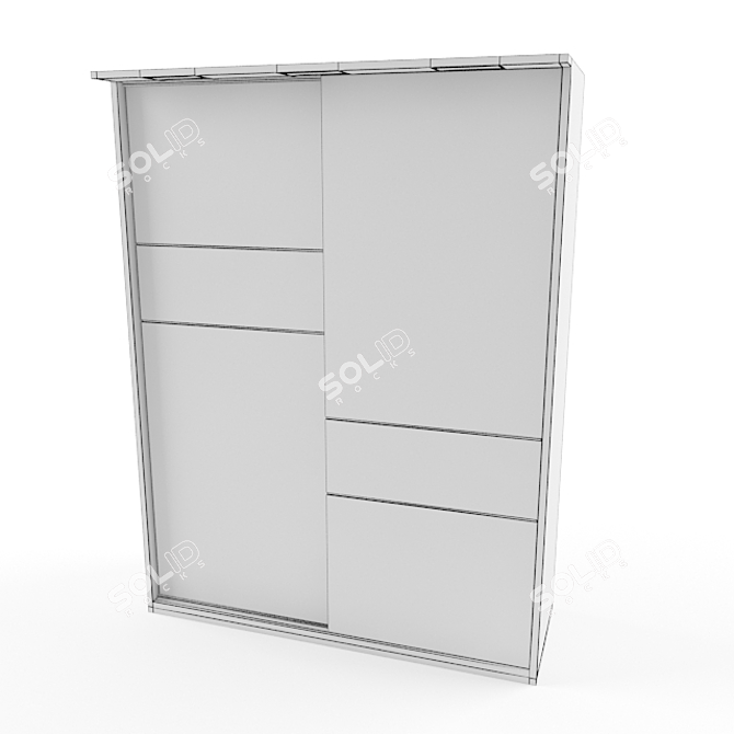 Modern Storage Cabinet 3D model image 3