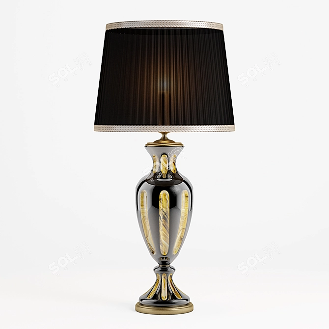 Elegant Pataviumart Table Lamp 3D model image 1