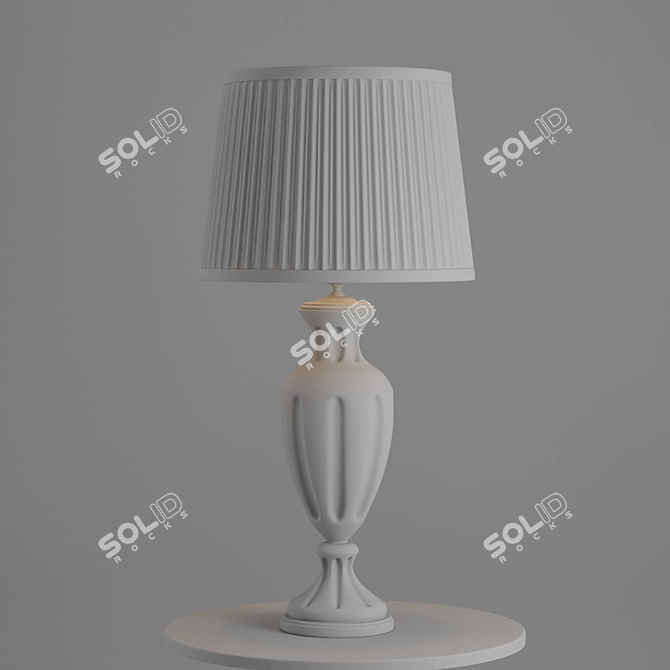 Elegant Pataviumart Table Lamp 3D model image 2