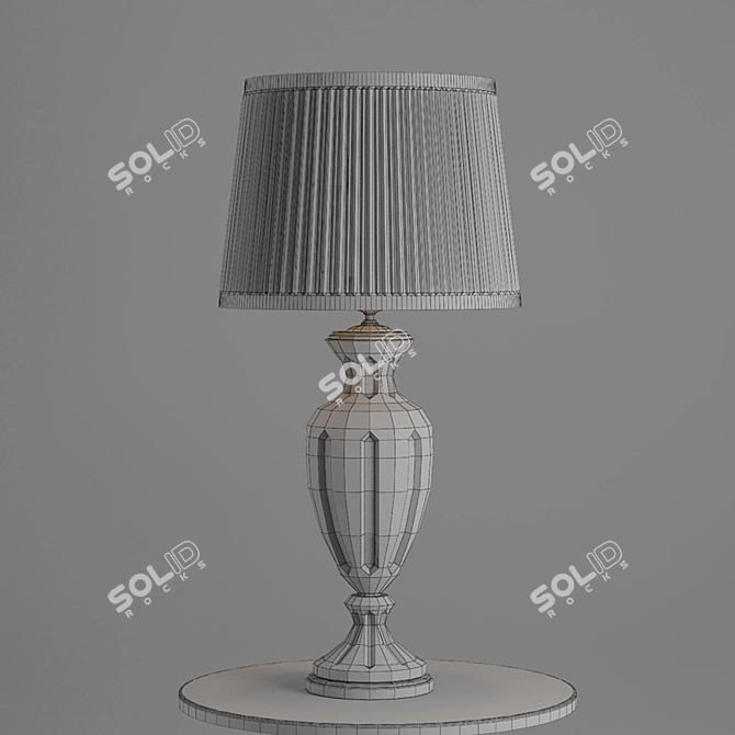 Elegant Pataviumart Table Lamp 3D model image 3