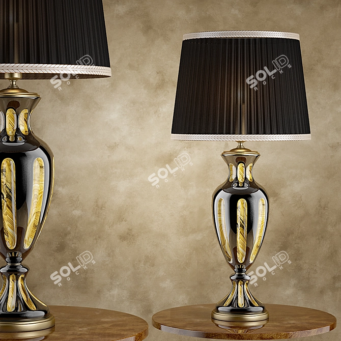 Elegant Pataviumart Table Lamp 3D model image 4