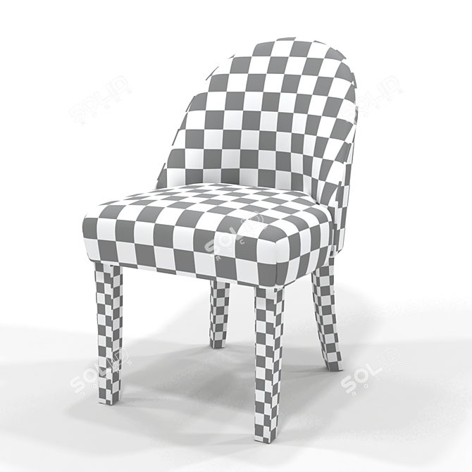 "LANCASTER" ZM Chair - Stylish and Compact 3D model image 3