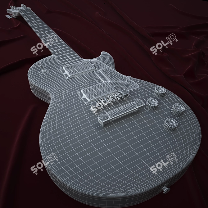 Gipson Les Paul Studio: Alpine White 3D model image 3