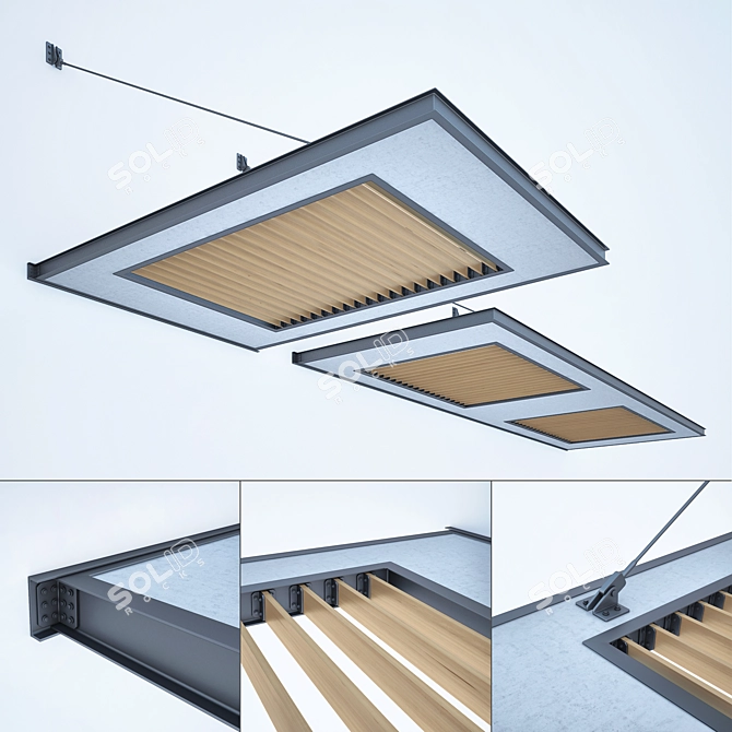 Modern Visor Rigging - Various Sizes 3D model image 1