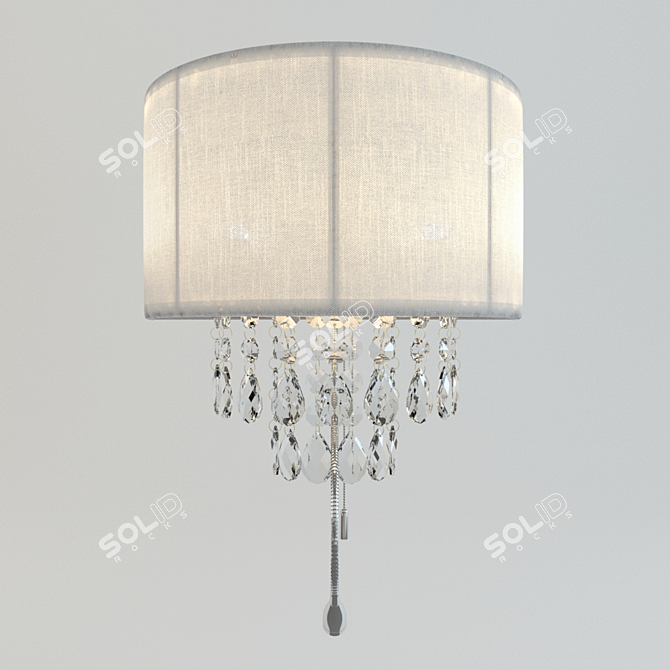 Elegant Opera Chandelier & Sconce 3D model image 3