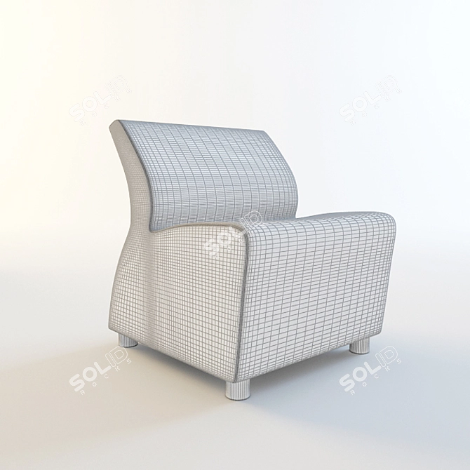 Kasual Kastel Italian Chair 3D model image 3