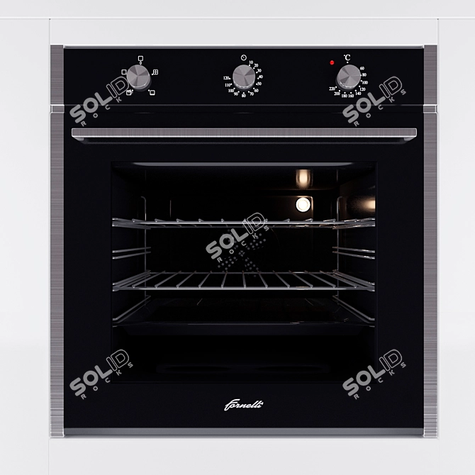 Fornelli Soprano: Compact and Efficient Oven 3D model image 1