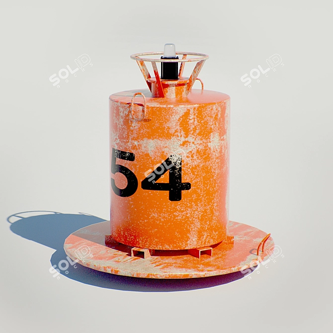 Marine Buoy: V-Ray, Octane Render Settings 3D model image 1