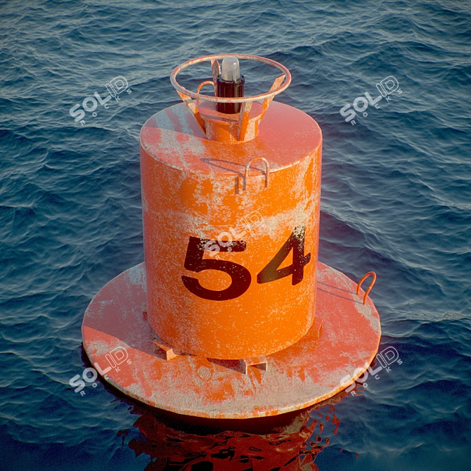 Marine Buoy: V-Ray, Octane Render Settings 3D model image 2