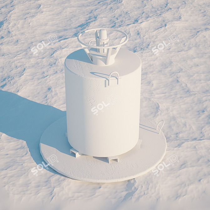 Marine Buoy: V-Ray, Octane Render Settings 3D model image 3