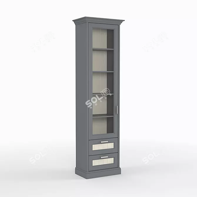 Title: Teddy TSL-6 Mesh Organizer Shelf 3D model image 1