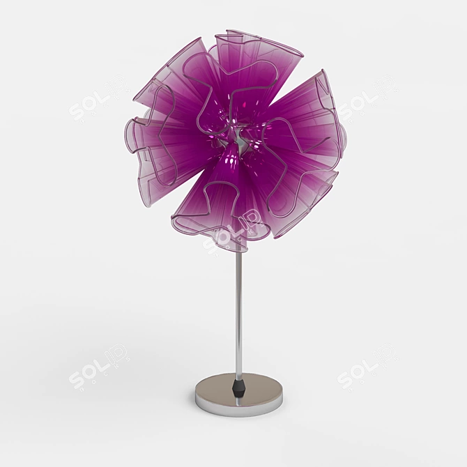 Coral Suspension Table Lamp 3D model image 1