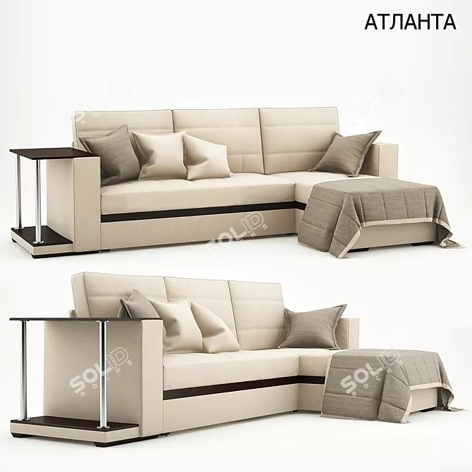 Atlanta Sofa 3D model image 1