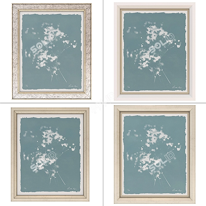 Wild Meadow Flowers 3D Model 3D model image 2