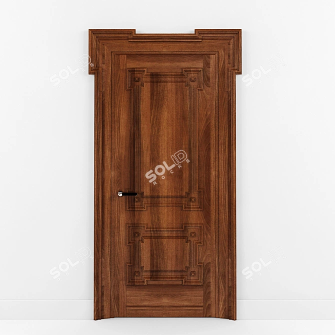 Bolshoi New Design Wooden Door 3D model image 1